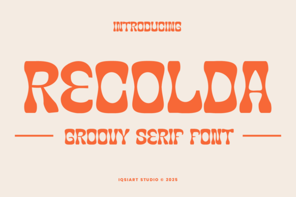 Preview of Recolda Font
