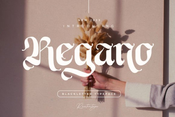 Preview of Regano Font