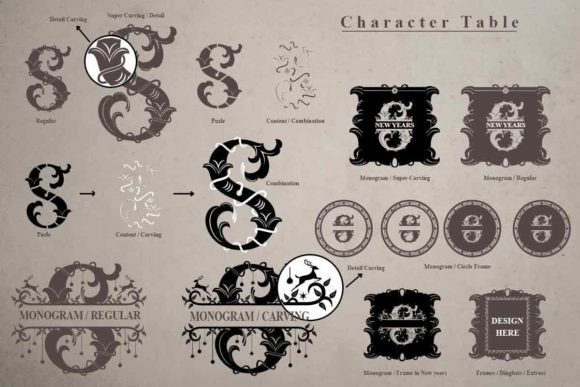 Thumbnail 4 of Relic Forest Island Iii Font