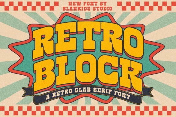 Preview of Retro Block Font