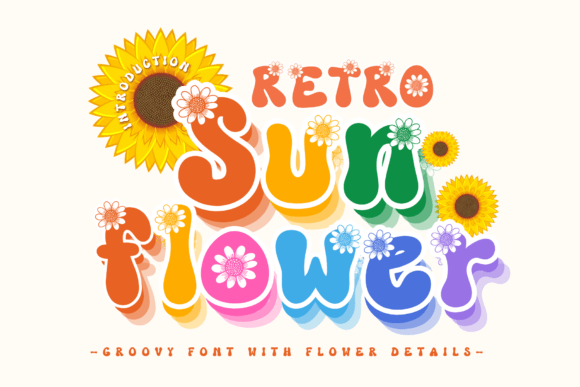 Preview of Retro Sunflower Font