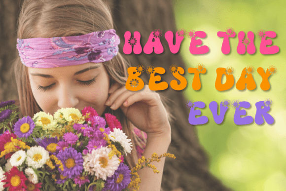 Thumbnail 4 of Retro Sunflower Font