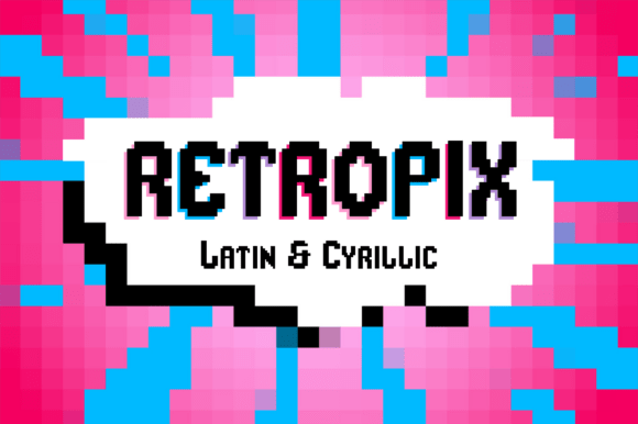 Preview of Retropix Font