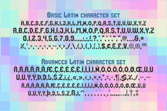 Thumbnail 4 of Retropix Font