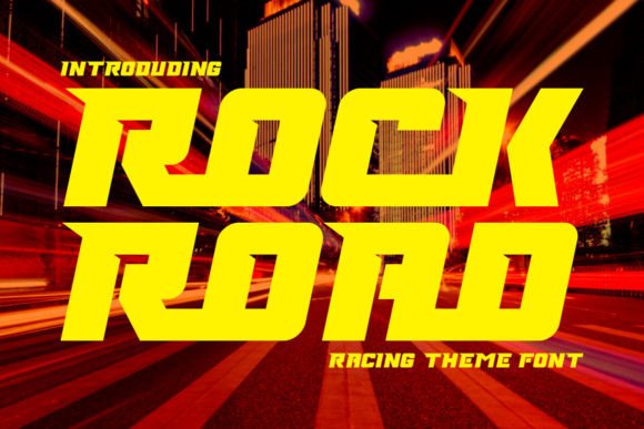 Main preview of Rock Road Font