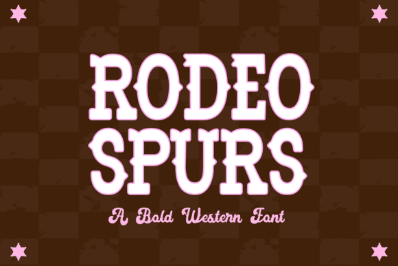Preview of Rodeo Spurs Font