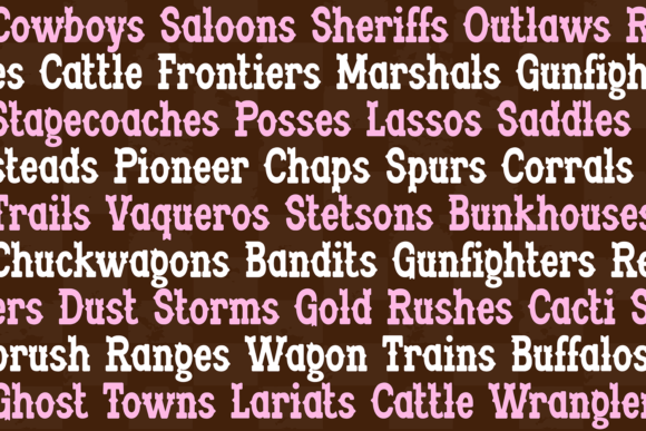 Thumbnail 2 of Rodeo Spurs Font