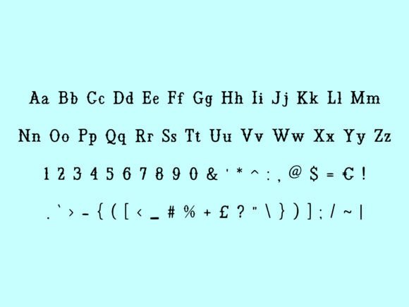 Thumbnail 2 of Rustic Serif Font