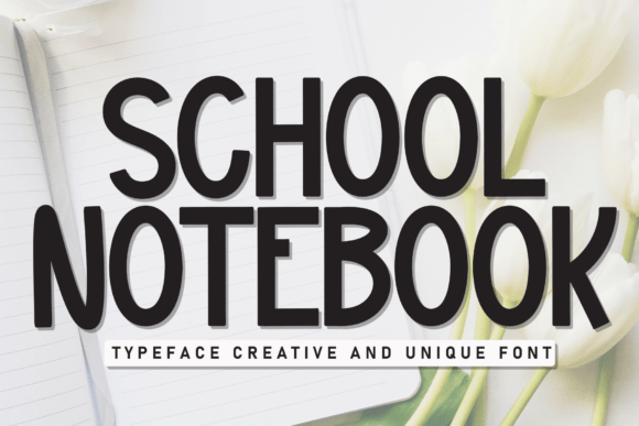 Preview of School Notebook Font