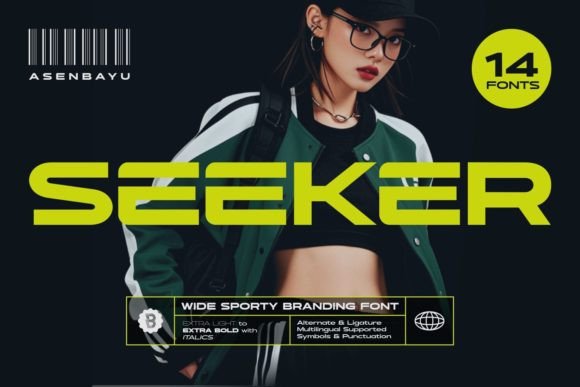 Preview of Seeker Font