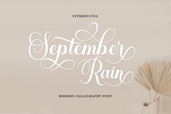 Preview of September Rain Font