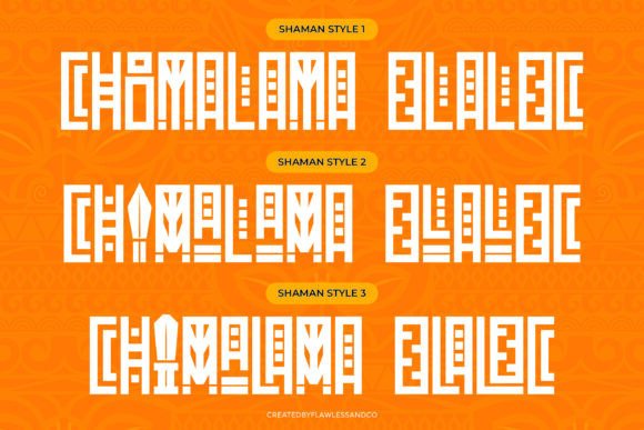 Thumbnail 4 of Shamans Font