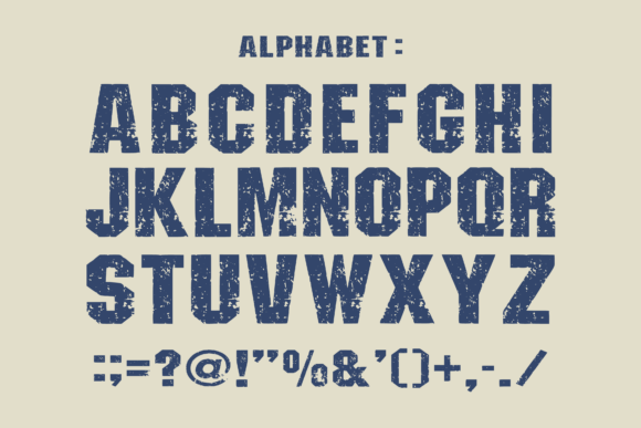 Thumbnail 2 of Simple Grunge Font