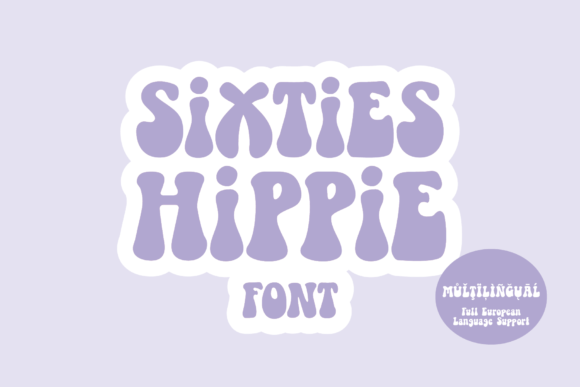 Preview of Sixties Hippie Font