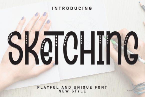 Preview of Sketching Font