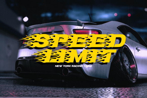 Thumbnail 2 of Slugs Racer Font