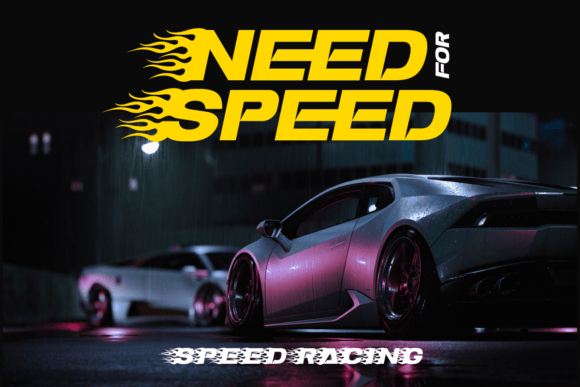 Thumbnail 3 of Slugs Racer Font