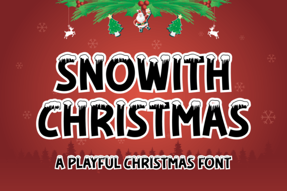 Preview of Snowith Christmas Font