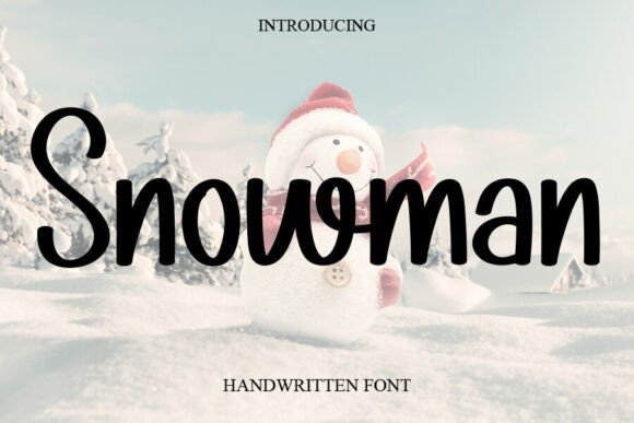 Preview of Snowman Font