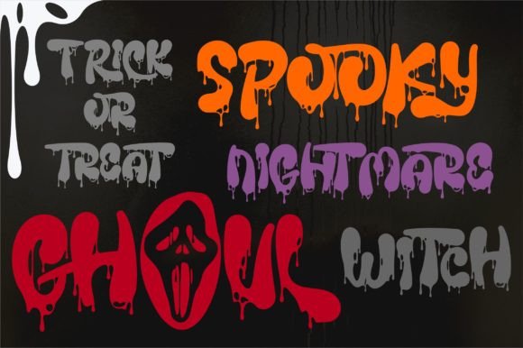 Thumbnail 3 of Spooky Blood Font Font