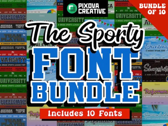 Preview of Sport Bundle Font