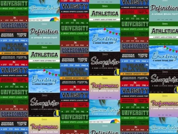 Thumbnail 2 of Sport Bundle Font