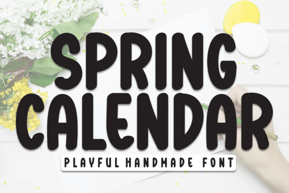 Preview of Spring Calendar Font