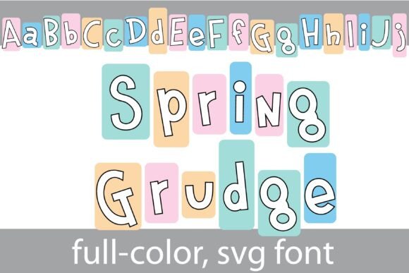 Preview of Spring Grudge Font