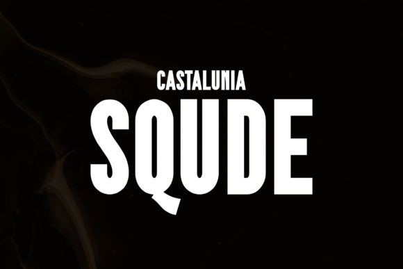 Preview of Squde Castalunia Font