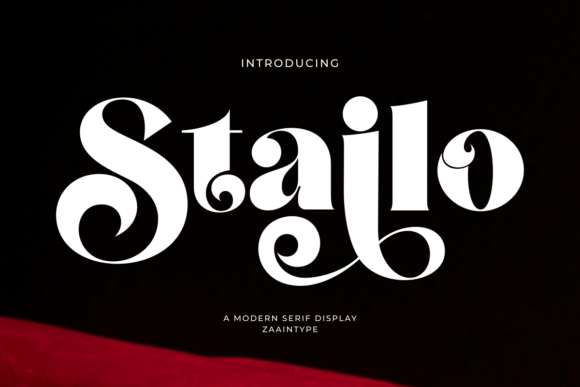 Preview of Stailo Font