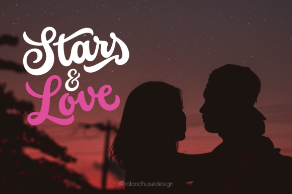 Main preview of Stars & Love Font