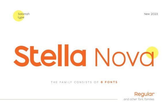 Preview of Stella Nova Font