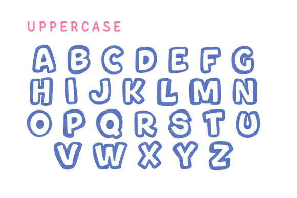 Thumbnail 2 of Sticker Cute Font