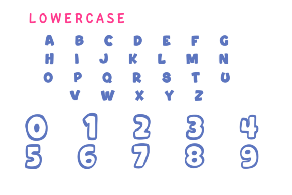 Thumbnail 3 of Sticker Cute Font