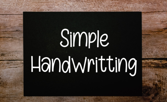 Thumbnail 4 of Student Lettering Font
