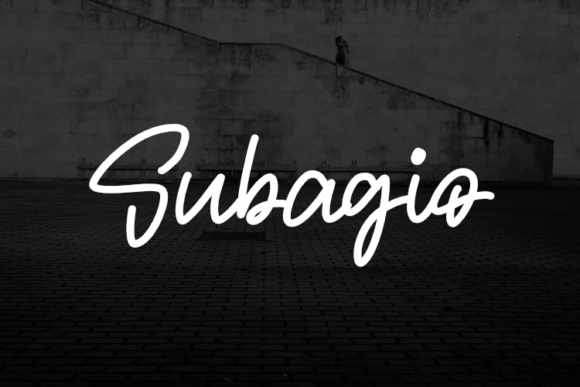 Preview of Subagio Font