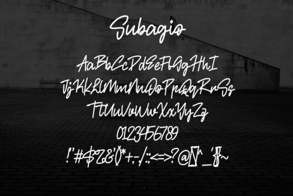 Thumbnail 2 of Subagio Font
