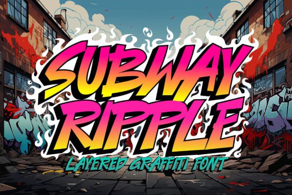 Preview of Subawy Ripple Font