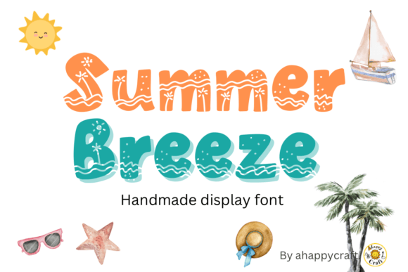 Thumbnail 2 of Summer Breeze Font