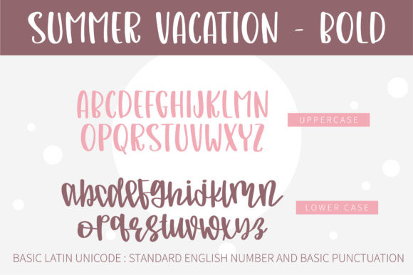 Thumbnail 3 of Summer Vacation Font