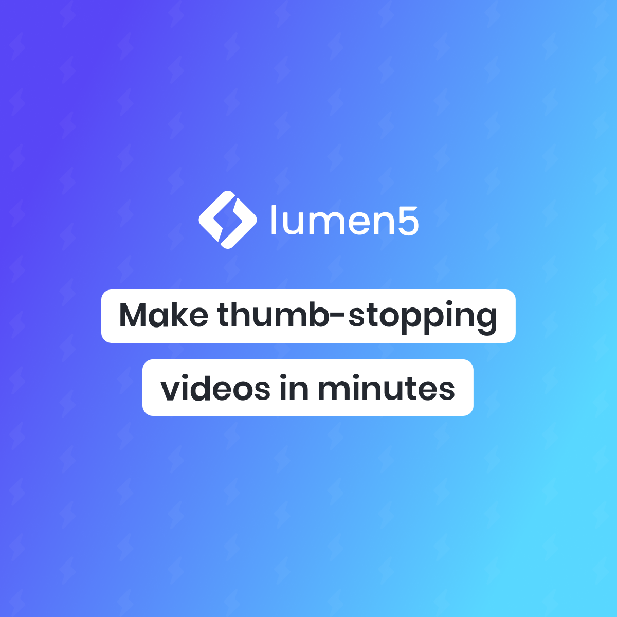 Social video marketing made easy. A video maker that turns text into video marketing content in minutes.