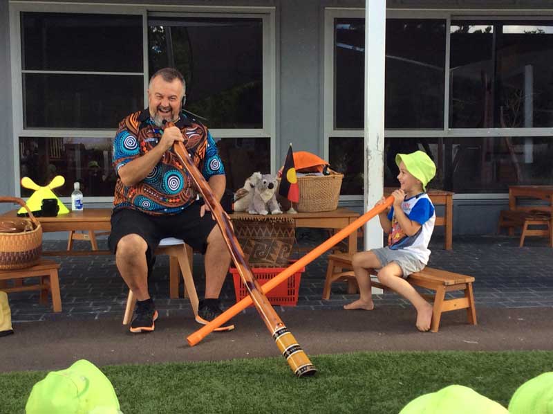 Children learn about Aboriginal and Torres Strait Islander culture an important aspect of NAIDOC Week