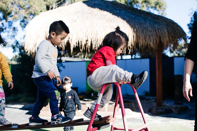 Climbing fun activities for babies and toddlers.