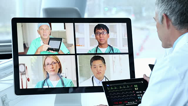 Image of a Telehealth meeting.