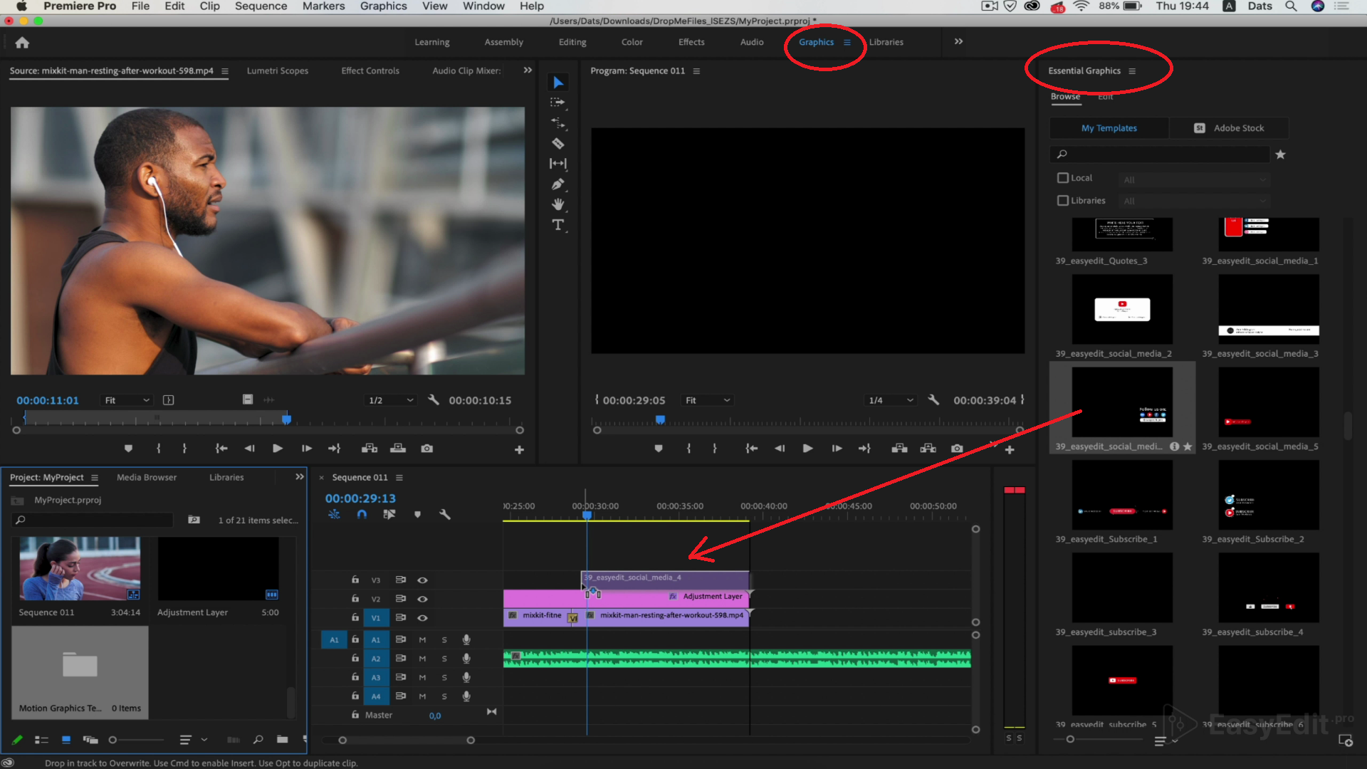 how important to choose the right preset adobe premiere pro