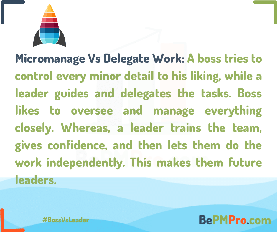 Boss vs Leader | Top 7 Interesting Differences –