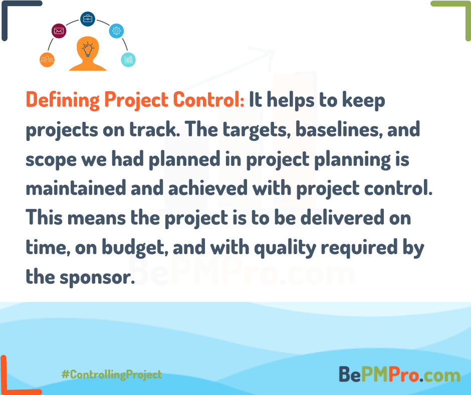 controlling a project
