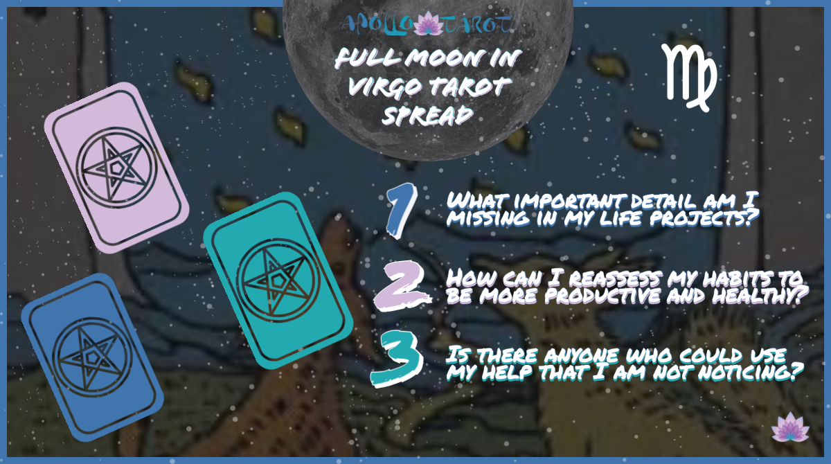 Full Moon in Virgo Tarot Spread