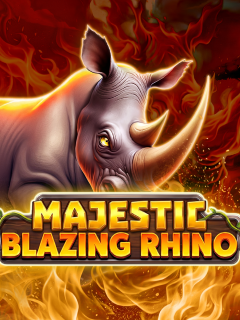 Majestic Blazing Rhino by Spinominal