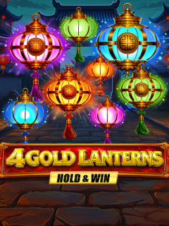 4 Gold Lanterns Hold & Win by Novomatic